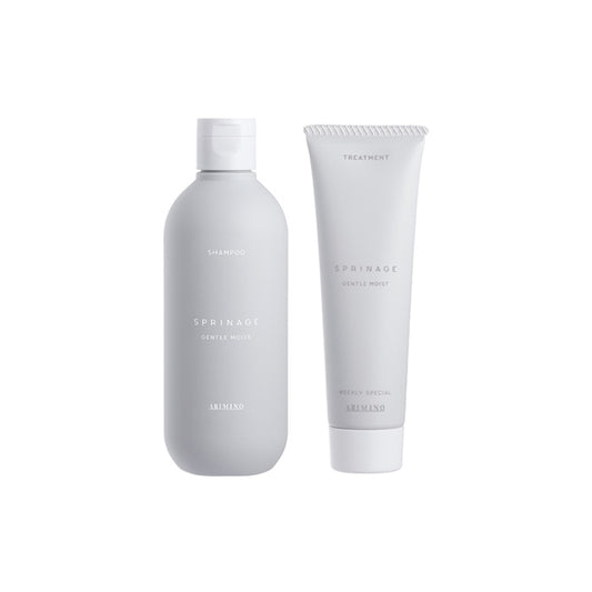 〈セット〉 アリミノ スプリナージュ シャンプー ジェントルモイスト 280ml ＆ トリートメト ジェントルモイスト 230g