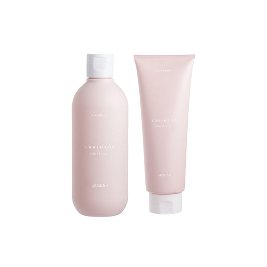 〈セット〉 アリミノ スプリナージュ シャンプー モイストヴェール 280ml ＆ トリートメト モイストヴェール 230g
